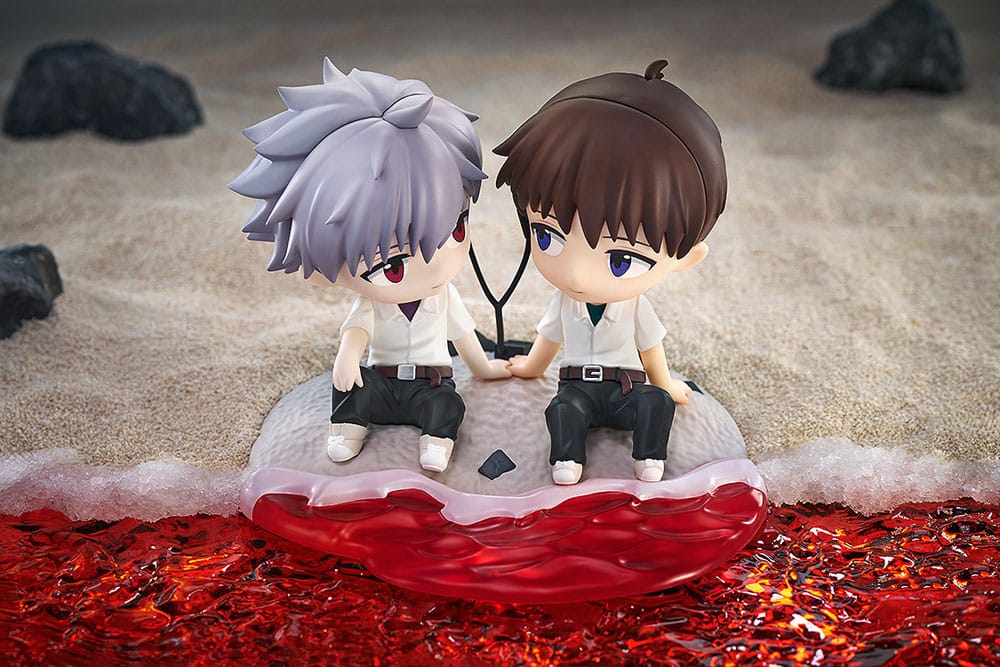 Rebuild of Evangelion Chibi Figur Shinji Ikari & Kaworu Nagisa 8 cm Image 6
