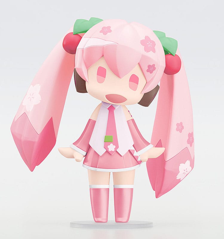 Character Vocal Series 01: Hatsune Miku HELLO! GOOD SMILE Actionfigur Sakura Miku 10 cm Image 3