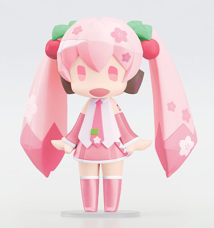 Character Vocal Series 01: Hatsune Miku HELLO! GOOD SMILE Actionfigur Sakura Miku 10 cm Image 4