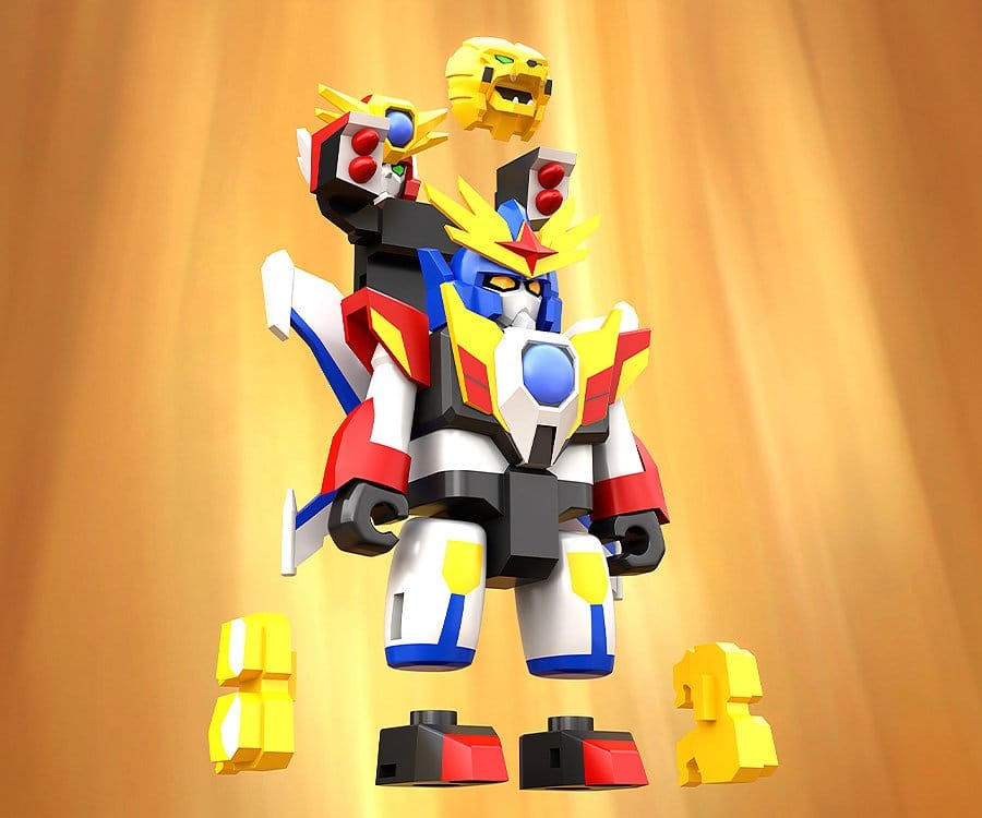 The Brave Fighter of Legend Da-Garn Brickroid Actionfigur Ga-Orn (Animal Mode) 2 cm Image 7