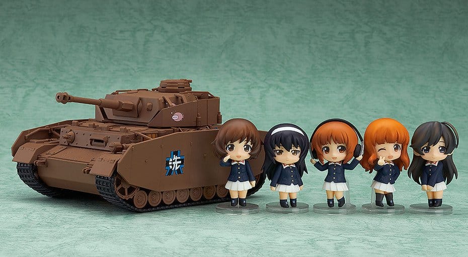 Girls und Panzer das Finale Nendoroid More Fahrzeug Panzer Kampfwagen IV Ausf.D (H Ver.) 8 cm Image 5