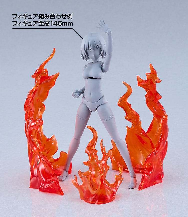 The Simple Effect Zubehör-Set für Figuren Flames: Red Image 3