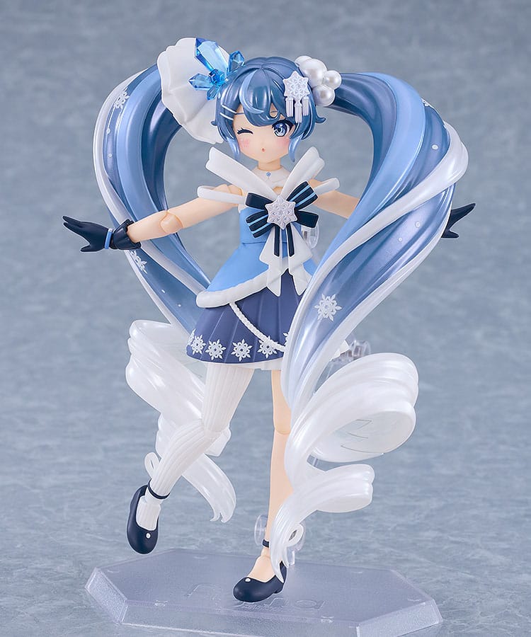 Character Vocal Series 01: Hatsune Miku Figma Actionfigur Snow Miku: Crystal Snow Ver. 13 cm Image 7