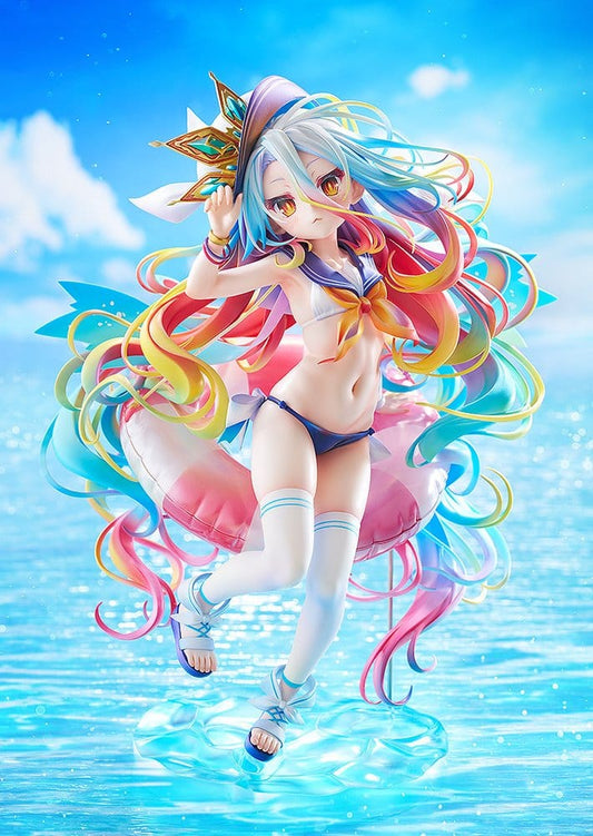 No Game No Life Statue 1/7 Shiro: Sailor-Style Swimsuit Ver. 24 cm Image 2
