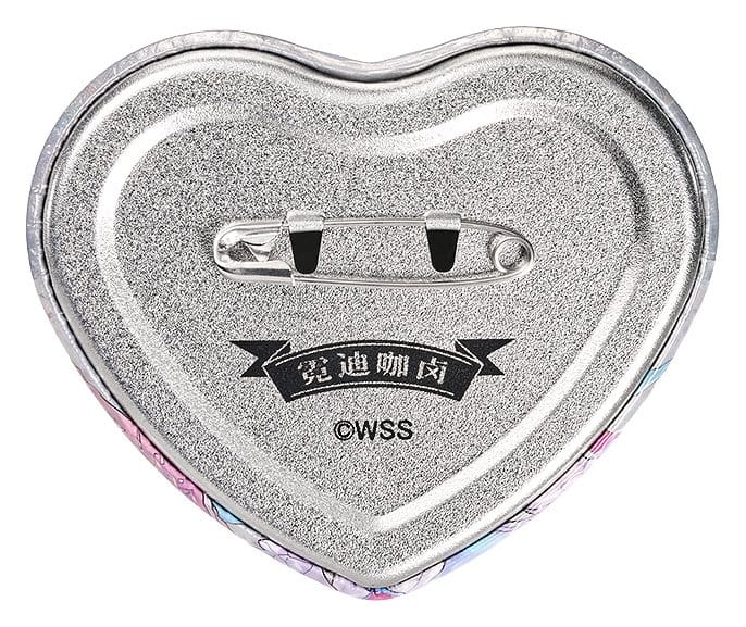 Needy Streamer Overload Needy Streamer Chinese Restaurant Series Heart-Shaped Ansteckbutton OMGkawaiiAngel 7 x 6 cm Image 5