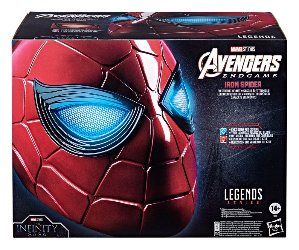Avengers: Endgame Marvel Legends Series Elektronischer Helm Iron Spider Image 11