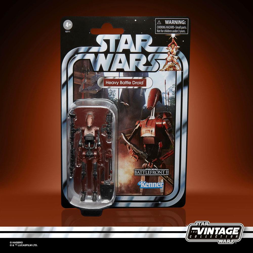 Star Wars Vintage Collection Gaming Greats Actionfigur 2021 Heavy Battle Droid (Battlefront II) Image 2