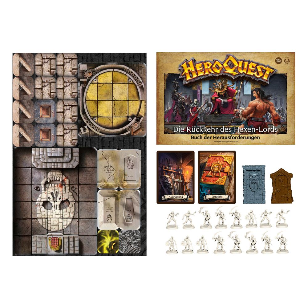HeroQuest Brettspiel-Erweiterung Die Rückkehr des Hexen-Lords Abenteuerpack deutsch Image 6