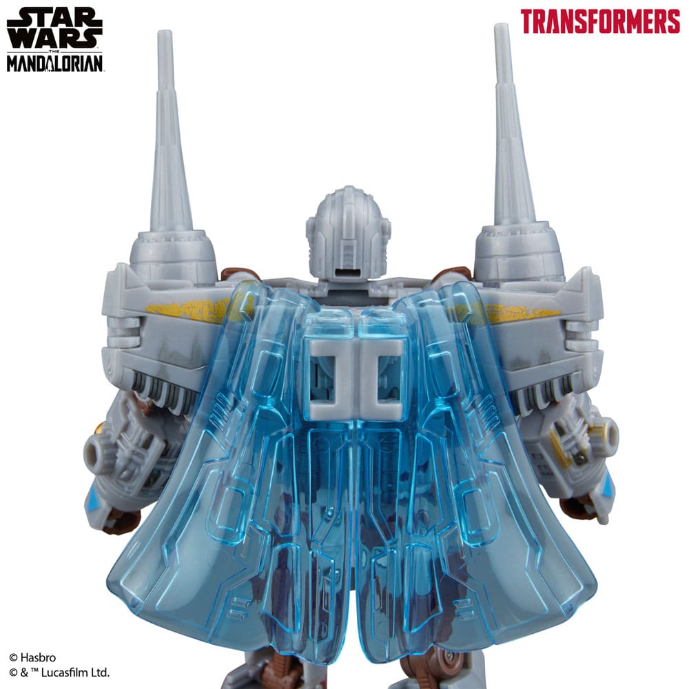 Star Wars x Transformers Actionfigur The Mandalorian / N-1 Starfighter 19 cm Image 4