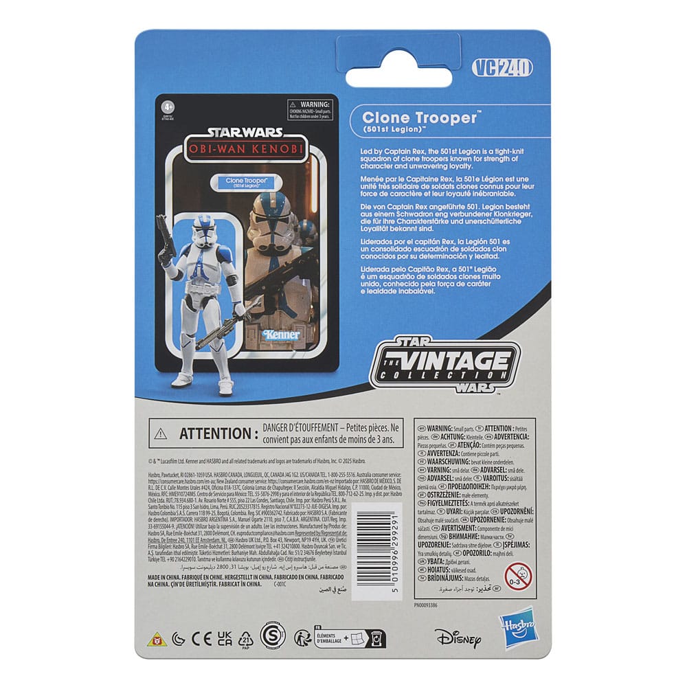 Star Wars: Obi-Wan Kenobi Vintage Collection Actionfigur Clone Trooper (501st Legion) 10 cm Image 2