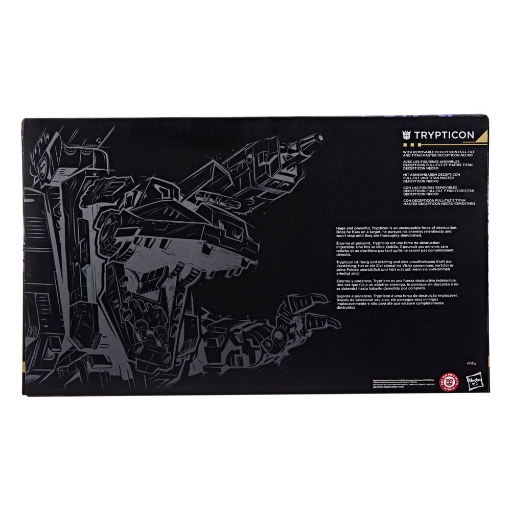 Transformers Generations Selects Age of the Primes Actionfigur G1 Trypticon 45 cm Image 2