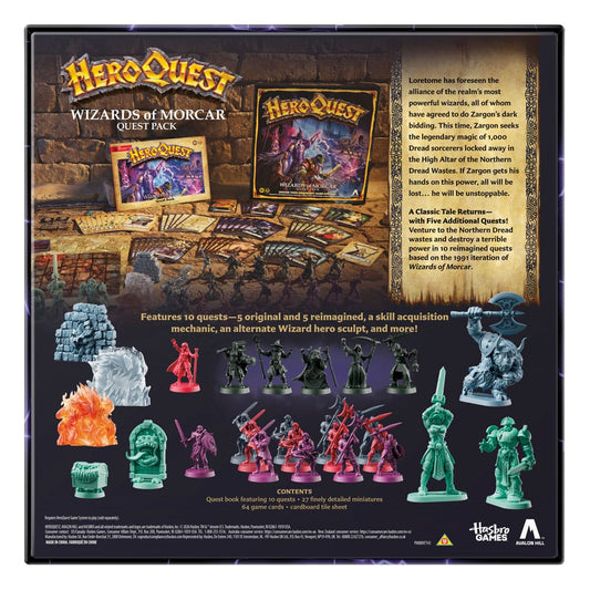 HeroQuest Brettspiel-Erweiterung Wizards of Morcar Abenteuerpack *Englische Version* Image 2