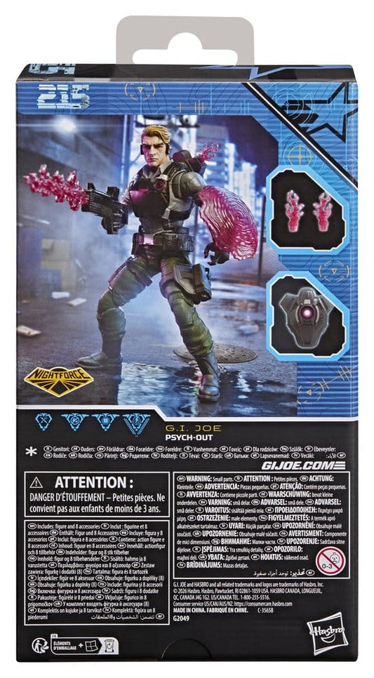 G.I. Joe Classified Series Actionfigur Night Force: Psych-Out 15 cm Image 2