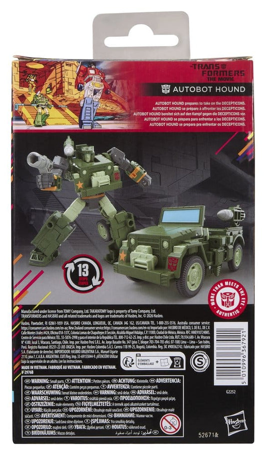The Transformers: The Movie Studio Series Deluxe Class Actionfigur MTMTE Collection: Autobot Hound 14 cm Image 2