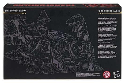 Transformers Age of the Primes Leader Class Actionfiguren 2er-Pack G2 G2 Dinobot Swoop & G2 Dinobot Sludge 19 cm Image 2