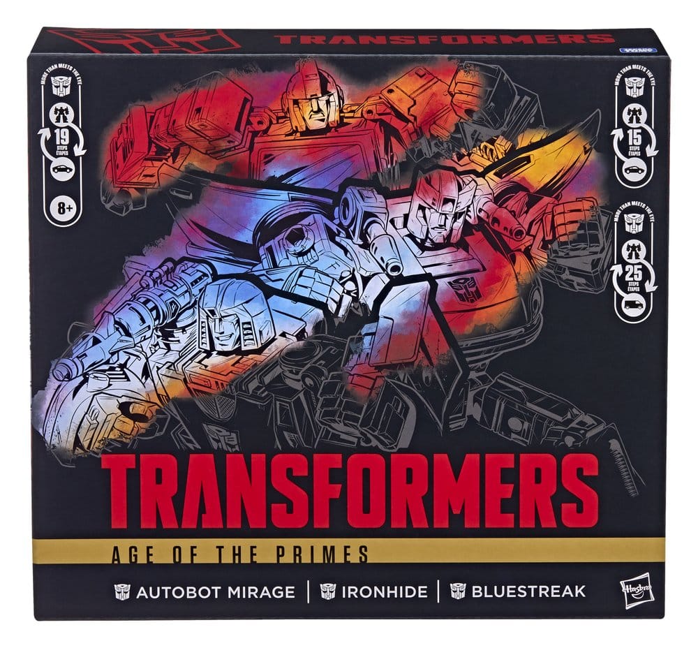 Transformers Age of the Primes Actionfiguren 3er-Pack Autobot Mirage & Bluestreak & Ironhide Image 4