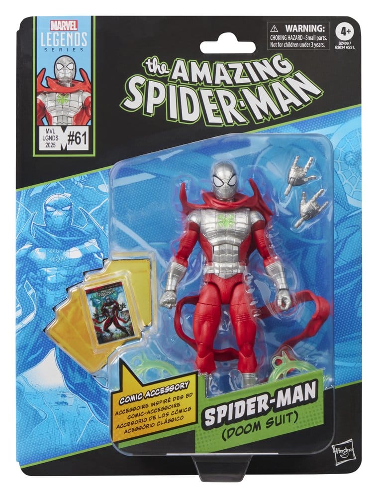 The Amazing Spider-Man Marvel Legends Actionfigur Spider-Man (Doom Suit) 15 cm Image 12