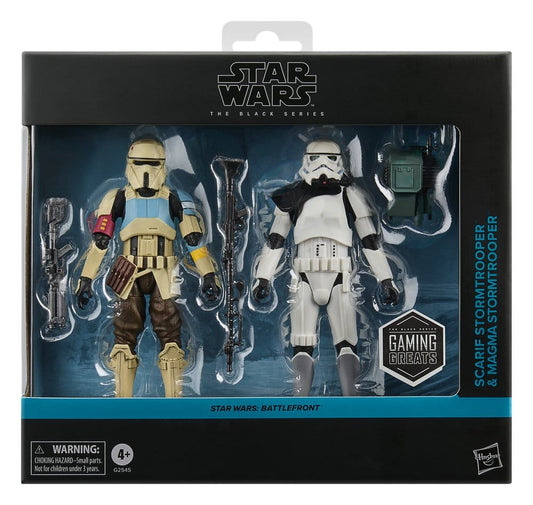 Star Wars: Battlefront Black Series Actionfiguren 2er-Pack Scarif Stormtrooper & Magma Stormtrooper 15 cm Image 2