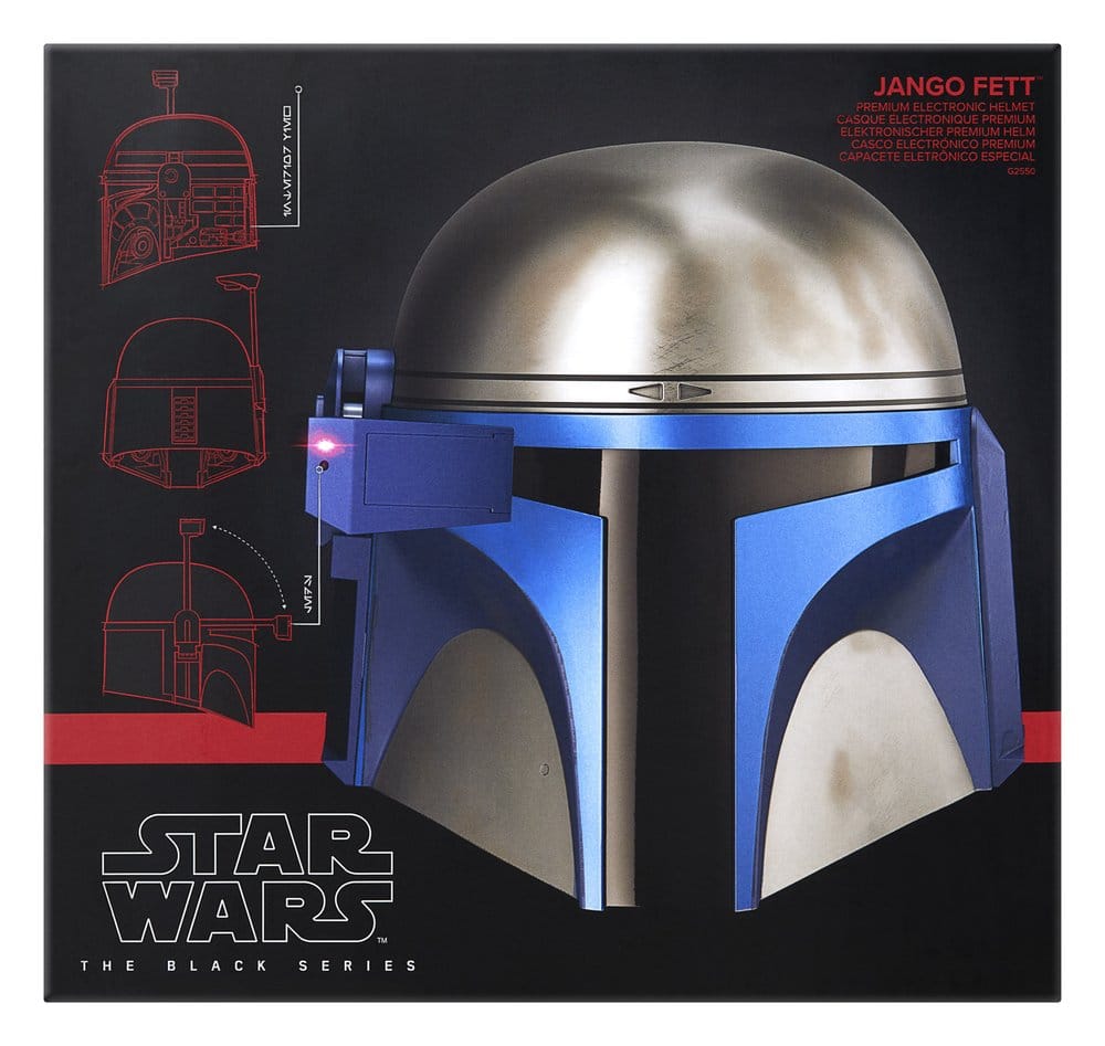 Star Wars Episode II Black Series Elektronischer Helm Jango Fett Image 14