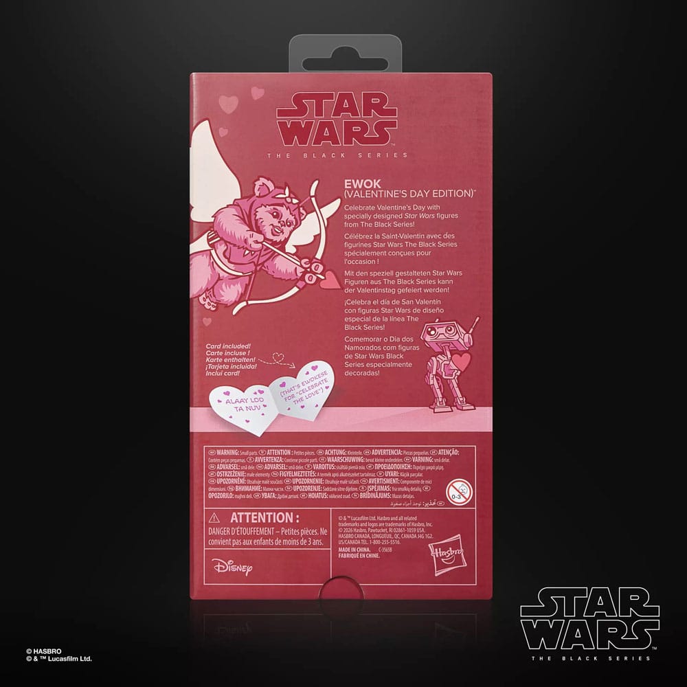 Star Wars Black Series Actionfigur Ewok (Valentine’s Day Edition) 15 cm Image 9