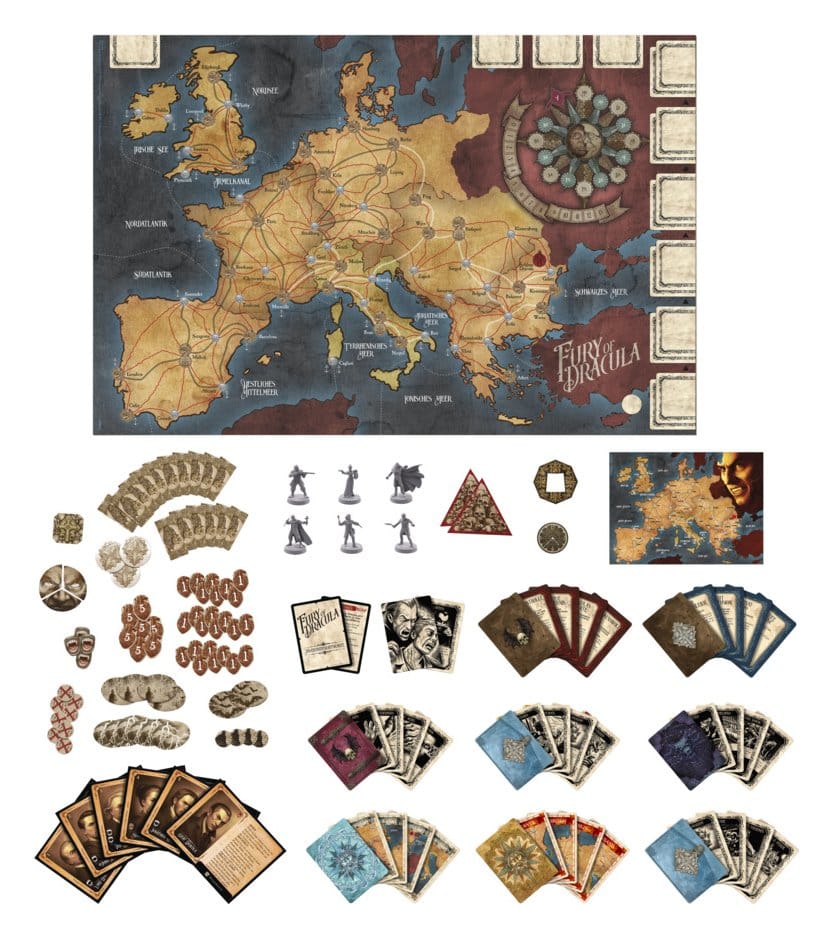 Fury of Dracula Brettspiel 5. Edition *Deutsche Version* Image 10