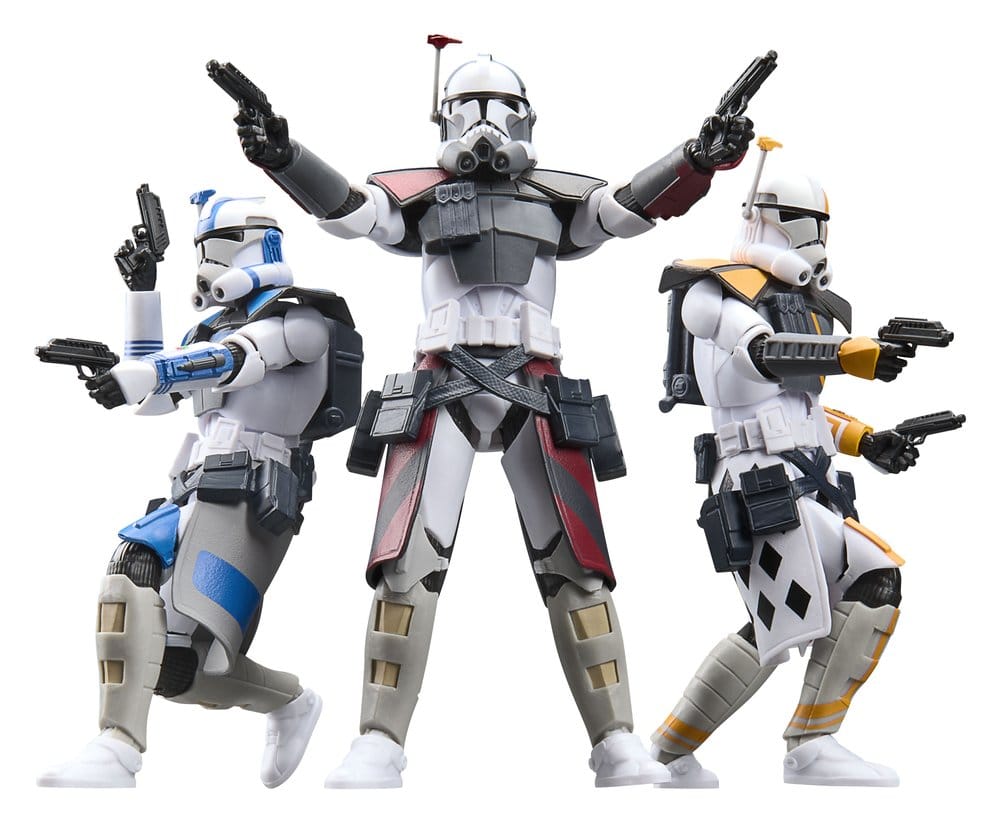 Star Wars: The Clone Wars Black Series Actionfiguren 3er-Pack ARC Trooper Havoc, Colt & Blitz 15 cm Image 23