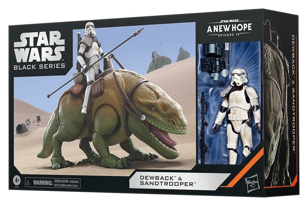 Star Wars Episode IV Black Series Actionfiguren 2er-Pack Dewback & Sandtrooper 15 cm Image 11