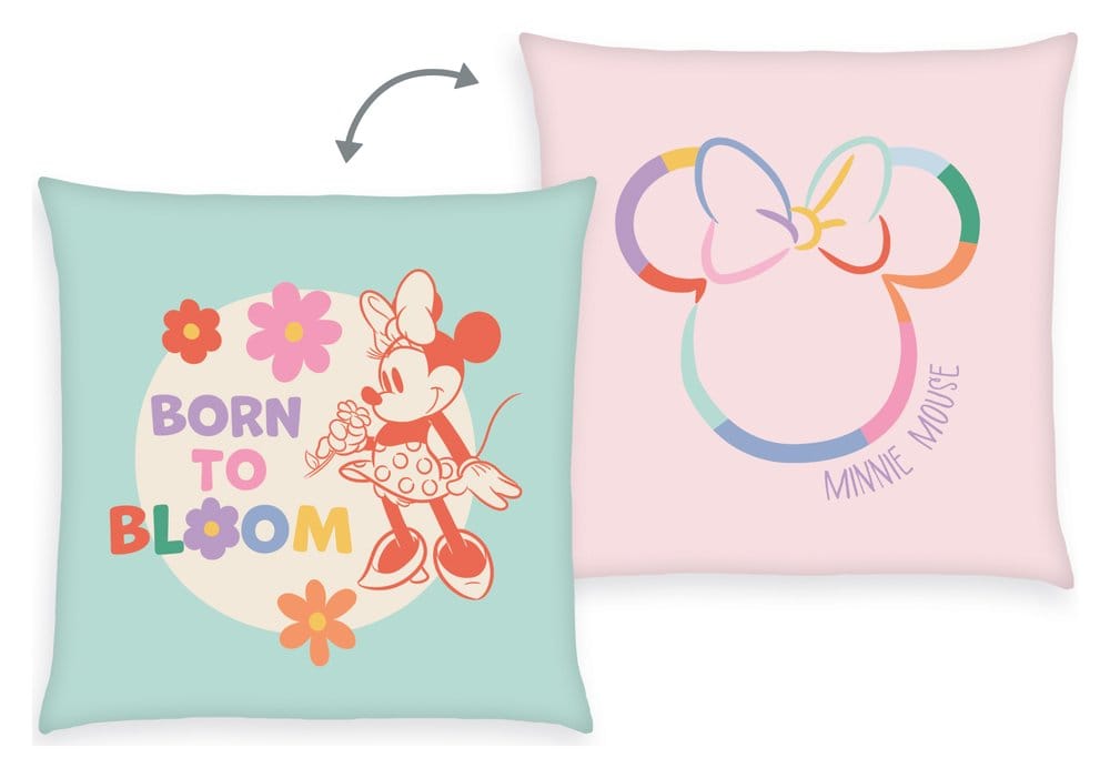 Disney Soft Velboa Kissen Minnie Mouse Born to Bloom 40 x 40 cm Image