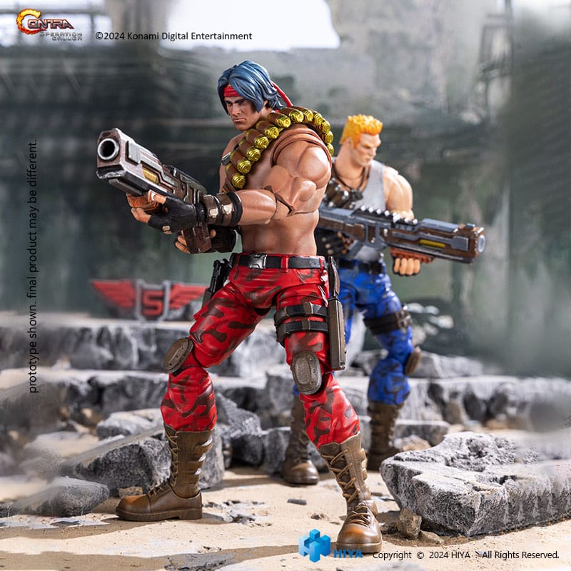 Contra: Operation Galuga Exquisite Basic Actionfigur Lance Bean 16 cm Image 9