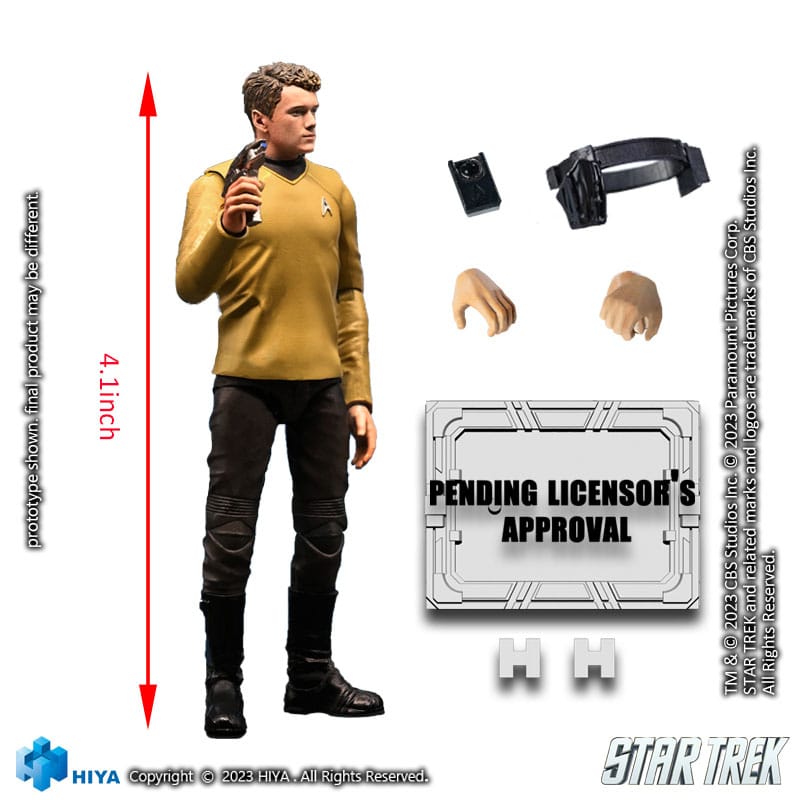 Star Trek Exquisite Mini Actionfigur 1/18 Star Trek 2009 Chekov 10 cm Image 9