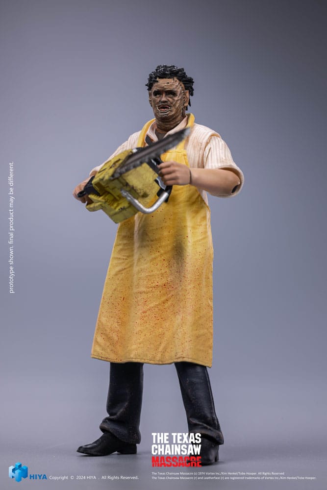 Texas Chainsaw Massacre (1974) Exquisite Mini Actionfigur 1/18 LeatherFace - Killing Mask Standard Ver. 11 cm Image 5