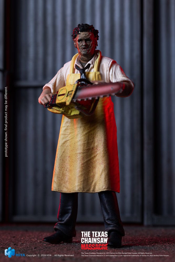 Texas Chainsaw Massacre (1974) Exquisite Mini Actionfigur 1/18 LeatherFace - Killing Mask Standard Ver. 11 cm Image 6
