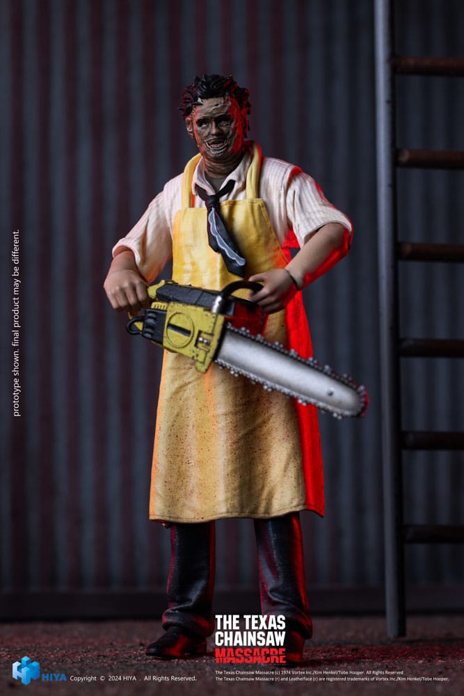 Texas Chainsaw Massacre (1974) Exquisite Mini Actionfigur 1/18 LeatherFace - Killing Mask Standard Ver. 11 cm Image 7