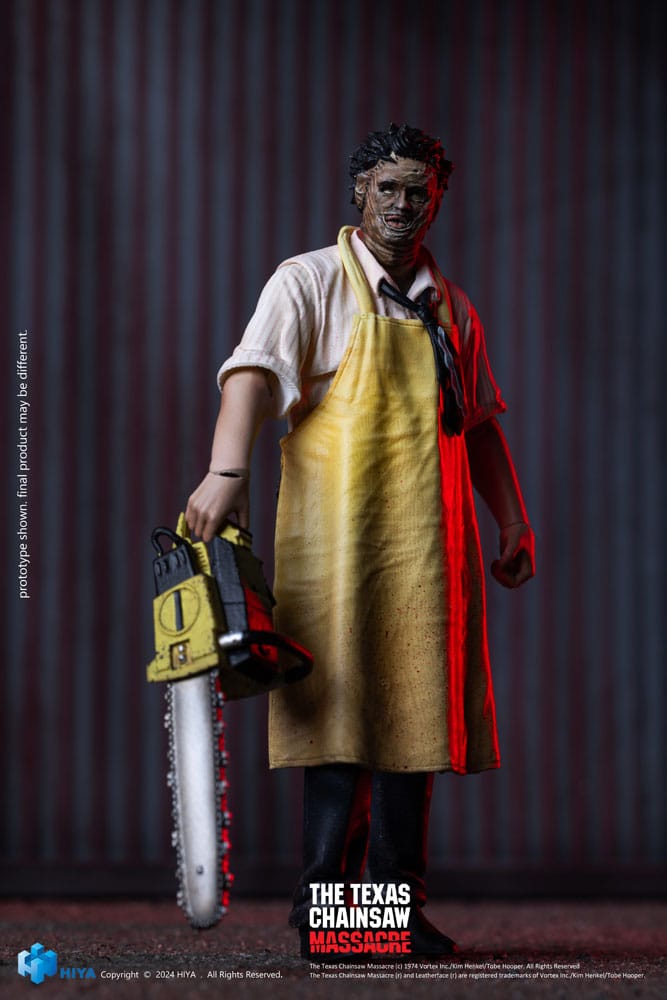 Texas Chainsaw Massacre (1974) Exquisite Mini Actionfigur 1/18 LeatherFace - Killing Mask Standard Ver. 11 cm Image 8