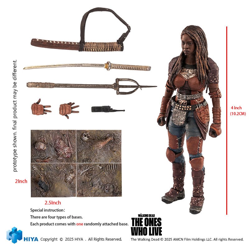 The Walking Dead: The Ones Who Lived Exquisite Mini Actionfigur 1/18 Michonne 10 cm Image 10