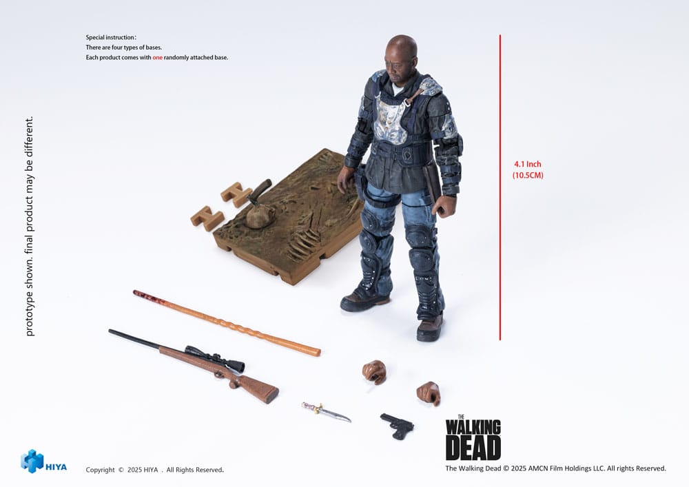 The Walking Dead: The Ones Who Lived Exquisite Mini Actionfigur 1/18 Morgan 10 cm Image 4