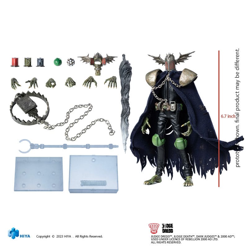 Judge Dredd Exquisite Super Series Actionfigur 1/12 Judge Fear 17 cm Image 15
