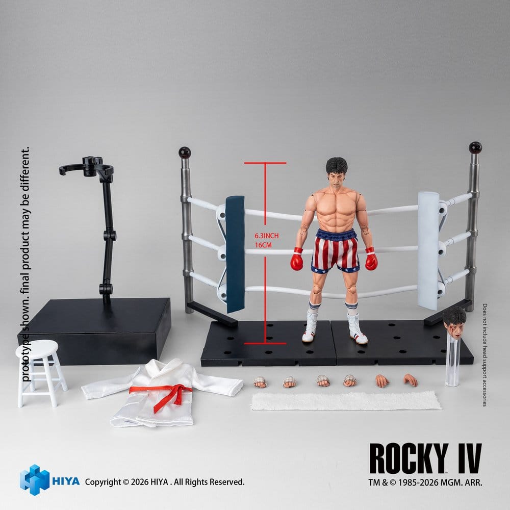 Rocky IV Exquisite Super Series Actionfigur 1/12 Rocky Boxer Version 16 cm Image 5