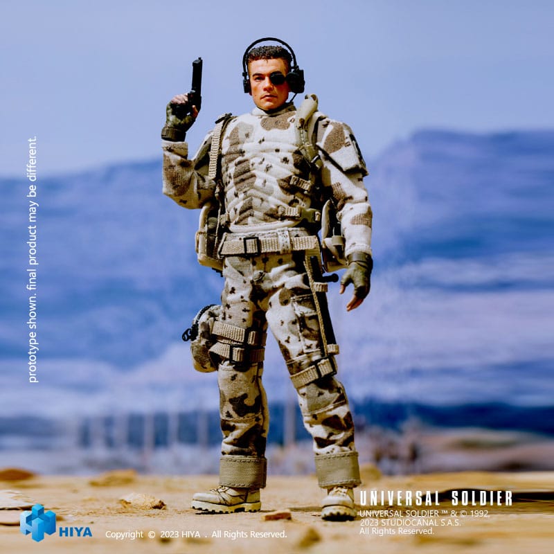 Universal Soldier Exquisite Super Series Actionfigur 1/12 Luc Deveraux 16 cm Image 5