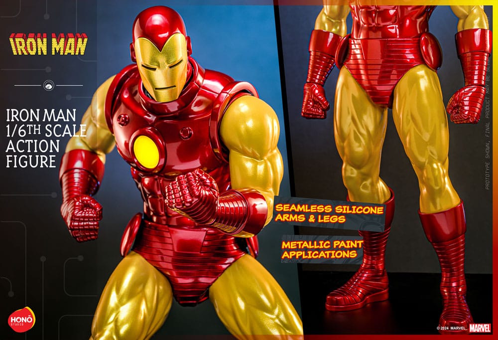Marvel Actionfigur 1/6 Iron Man 32 cm Image 20