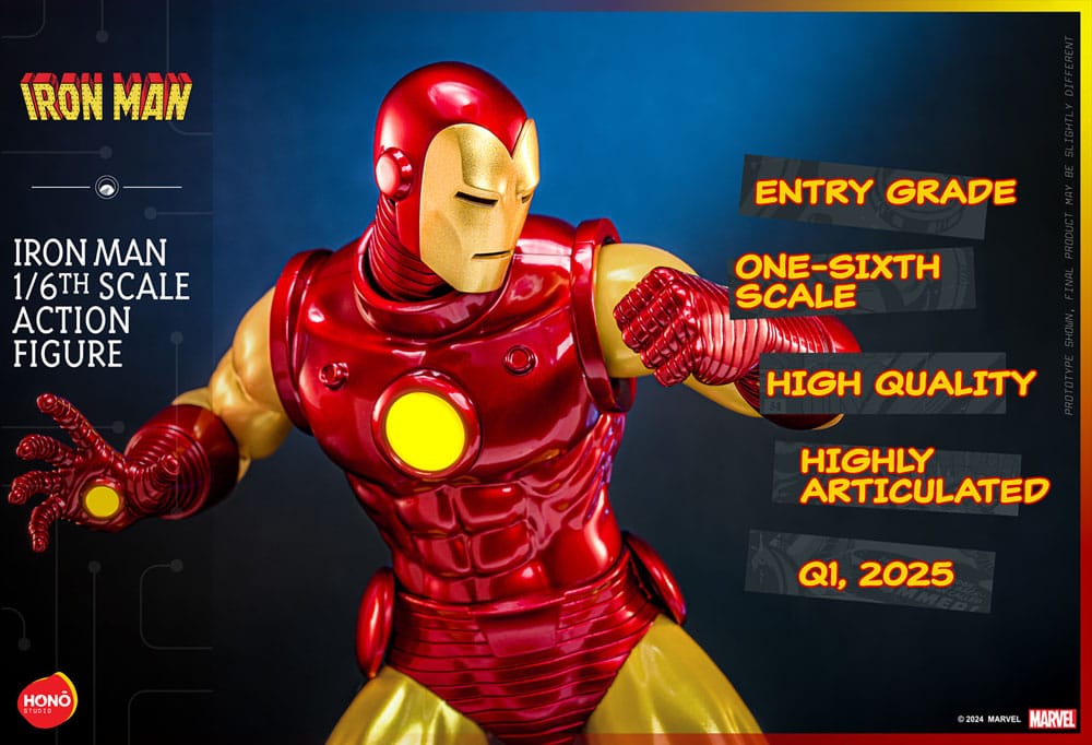 Marvel Actionfigur 1/6 Iron Man 32 cm Image 23