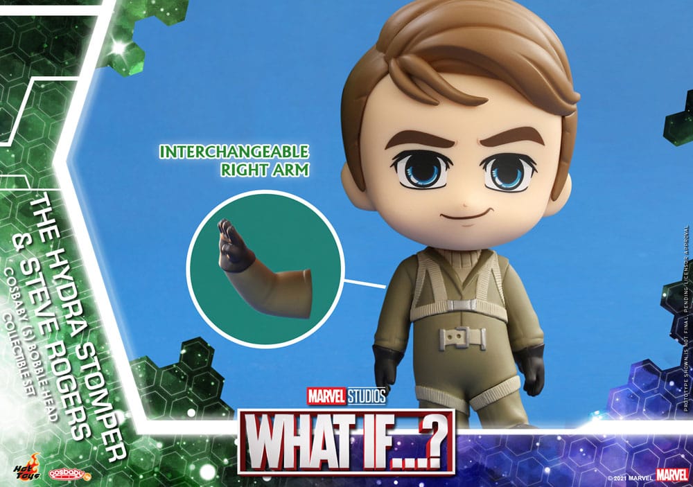 What If...? Cosbaby (S) Minifiguren Hydra Stomper & Steve Rogers 10 cm Image 6
