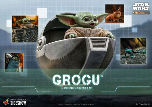 Star Wars The Mandalorian Actionfiguren 1/6 Grogu 3er-Set Image 2