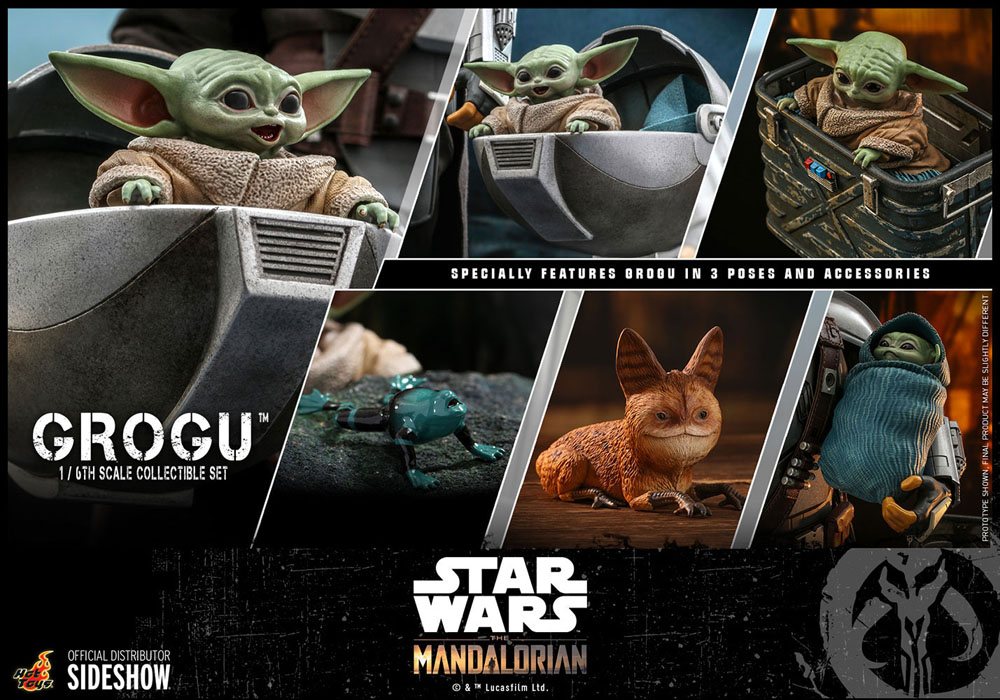 Star Wars The Mandalorian Actionfiguren 1/6 Grogu 3er-Set Image 18