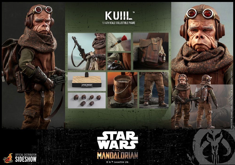 Star Wars The Mandalorian Actionfigur 1/6 Kuiil 25 cm Image 16