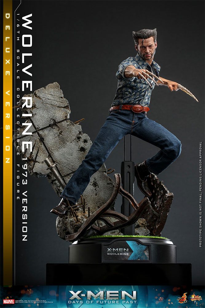 X-Men Zukunft ist Vergangenheit Movie Masterpiece Actionfigur 1/6 Wolverine (1973 Version) Deluxe Version 30 cm Image 4