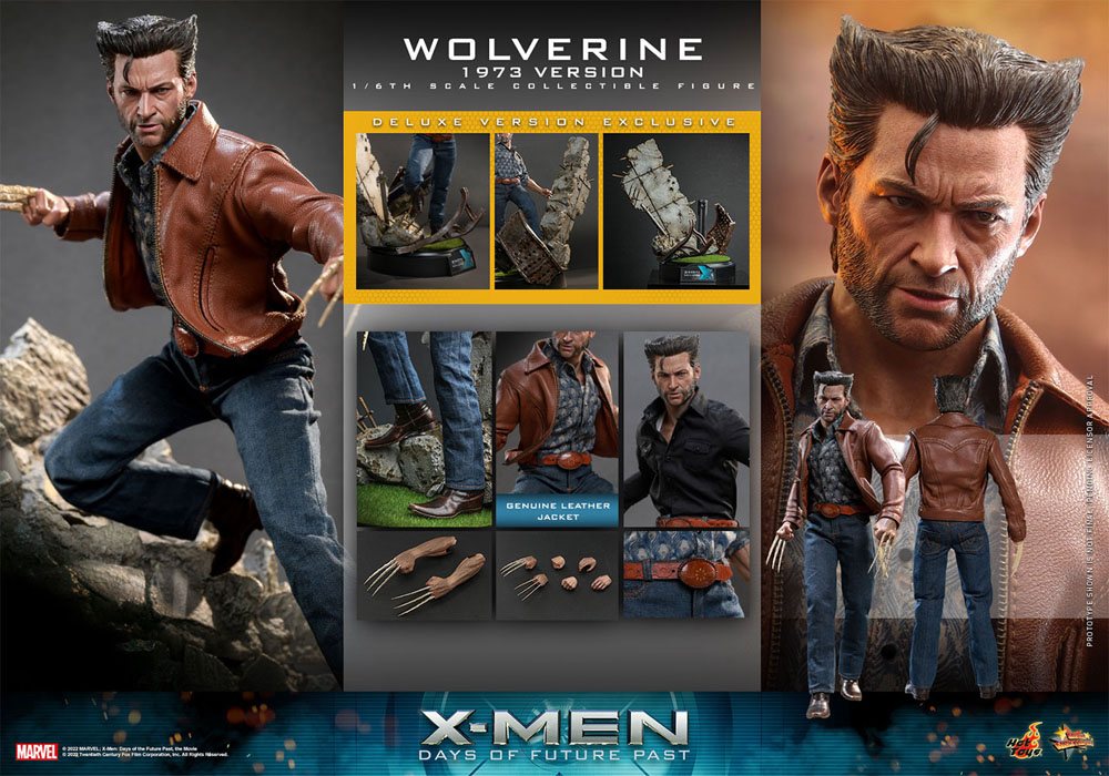 X-Men Zukunft ist Vergangenheit Movie Masterpiece Actionfigur 1/6 Wolverine (1973 Version) Deluxe Version 30 cm Image 18