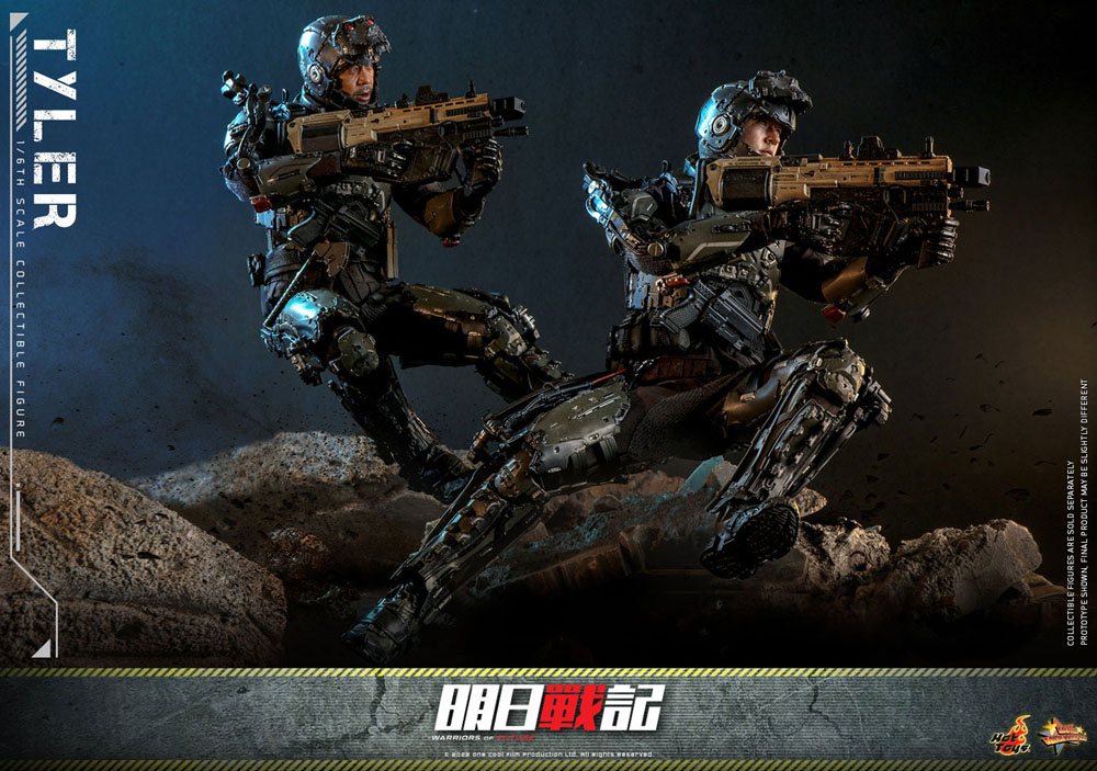 Warriors of Future Movie Masterpiece Actionfigur 1/6 Tyler 31 cm Image 9