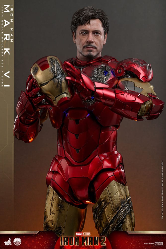 Iron Man 2 Actionfigur 1/4 Iron Man Mark VI 48 cm Image 11
