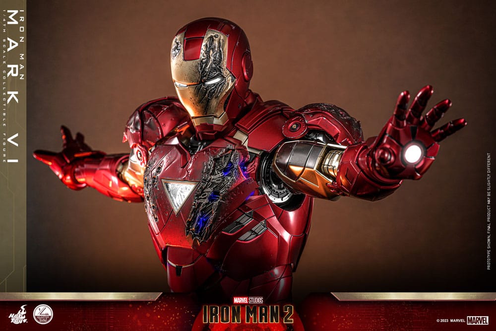 Iron Man 2 Actionfigur 1/4 Iron Man Mark VI 48 cm Image 19